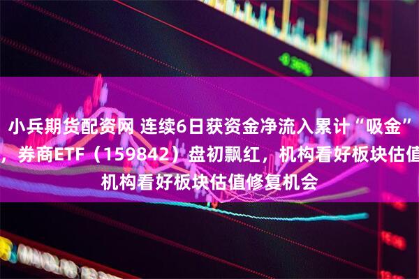 小兵期货配资网 连续6日获资金净流入累计“吸金”超10亿元，券商ETF（159842）盘初飘红，机构看好板块估值修复机会
